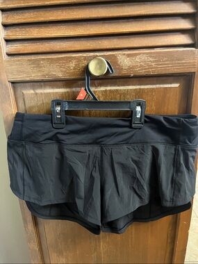 lululemon athletica Black Women's Athletic Skort Shorts NWOT